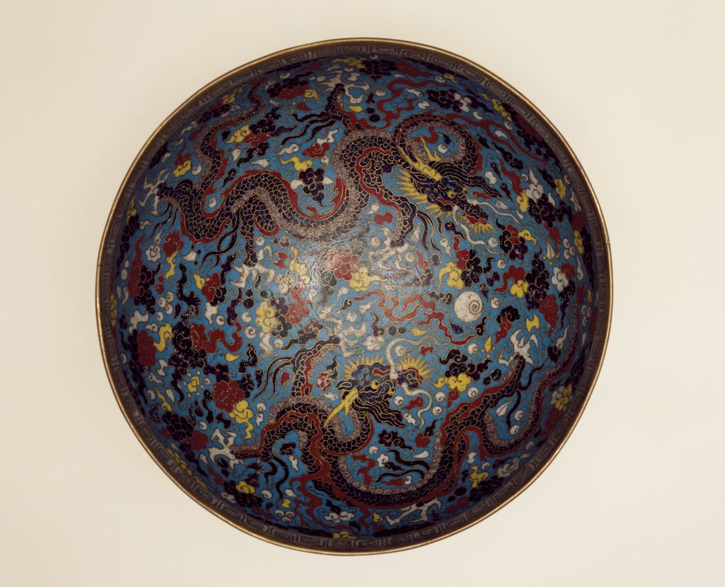 图片[2]-Xuande style filigree enamel lotus bowl-China Archive